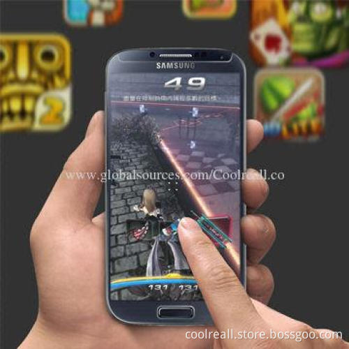 High-clear 0.2mm 2.5D Tempered-glass Screen Protectors for Samsung S4/S3 with Anti-finger Print